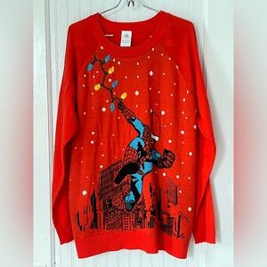 Christmas Disney Red Spider-Man Holiday Sweater
